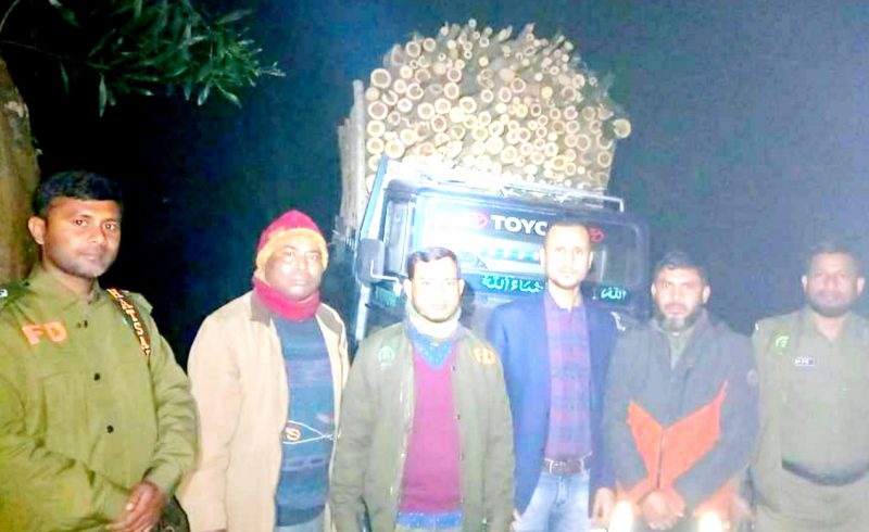 লোহাগাড়ায় জ্বালানি কাঠসহ জীপ গাড়ি জব্দ