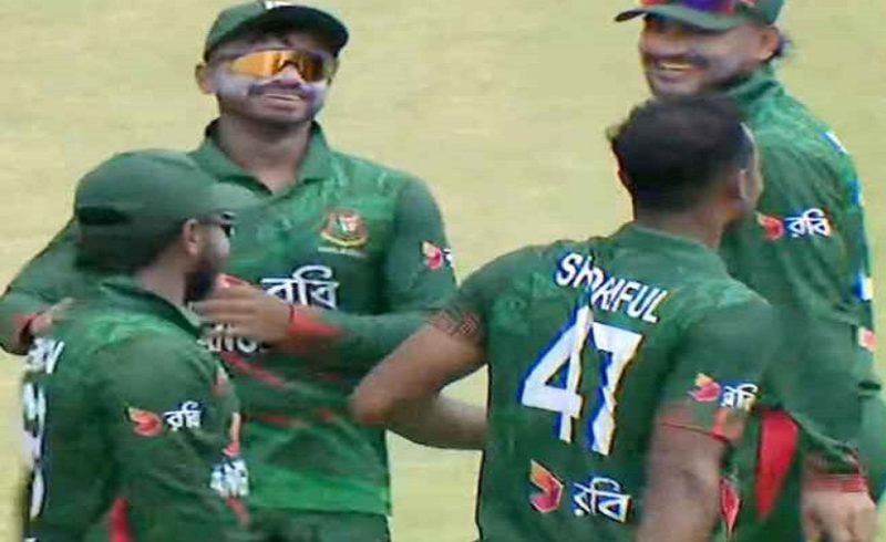 টাইগারদের বোলিং তোপে ১৪৭ রানে গুটিয়ে গেল নিউজিল্যান্ড