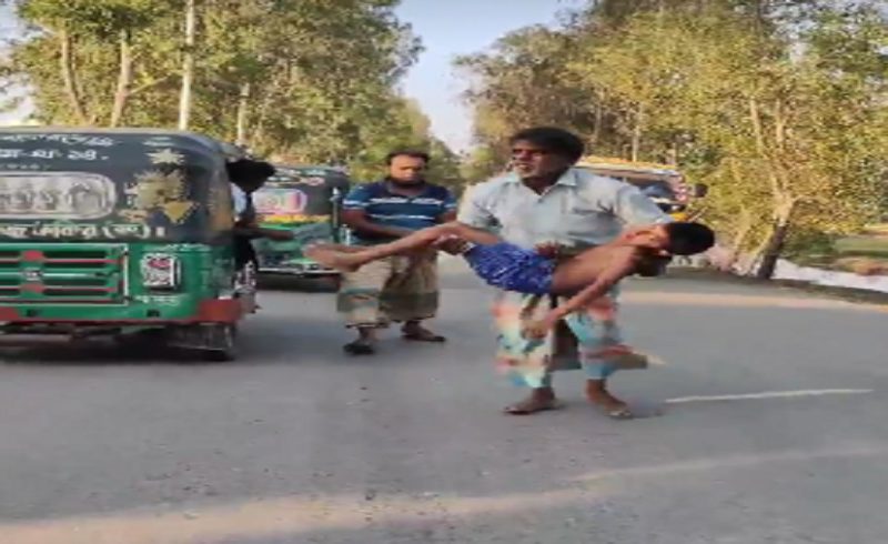 পেকুয়ায় সিএনজি অটোরিকশার ধাক্কায় আহত শিশুর