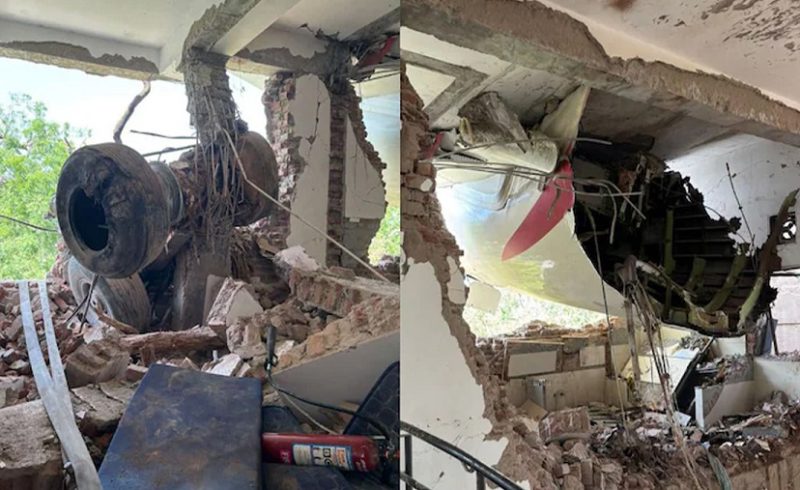 ডাক্তারদের হোস্টেলে আছড়ে পড়ল বিমানটি, ৫ শিক্ষার্থীর মৃত্যু