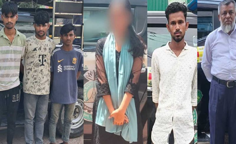 হত্যা মামলার ৪ আসামি ও তিন মাদক কারবারি ধরল র‌্যাব