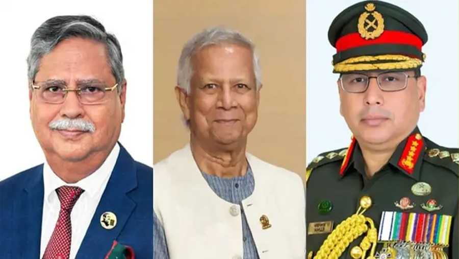 রাষ্ট্রপতি ও প্রধান উপদেষ্টার সঙ্গে সেনাপ্রধানের সৌজন্য সাক্ষাৎ