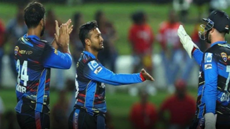 শেষ বলে সাকিবের দল অ্যান্টিগার নাটকীয় জয়