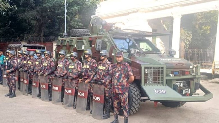 রাজধানী ঢাকা ও আশপাশের জেলায় বিজিবি মোতায়েন