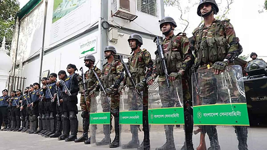 হাসিনার রায় ঘিরে ট্রাইব্যুনালে কড়া নিরাপত্তা