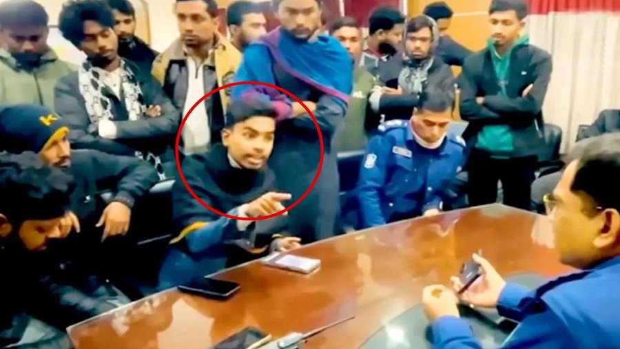 ওসিকে হুমকি দেওয়া সেই বৈষম্যবিরোধী নেতা গ্রেপ্তার