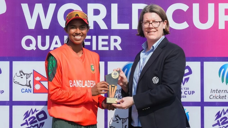 স্বর্ণার রেকর্ড ছক্কার ঝড়ে সহজ জয় পেল বাংলাদেশ