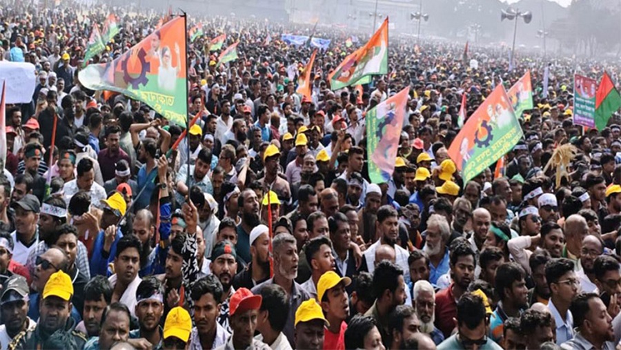 পলোগ্রাউন্ডে বিএনপির নির্বাচনী জনসভা শুরু