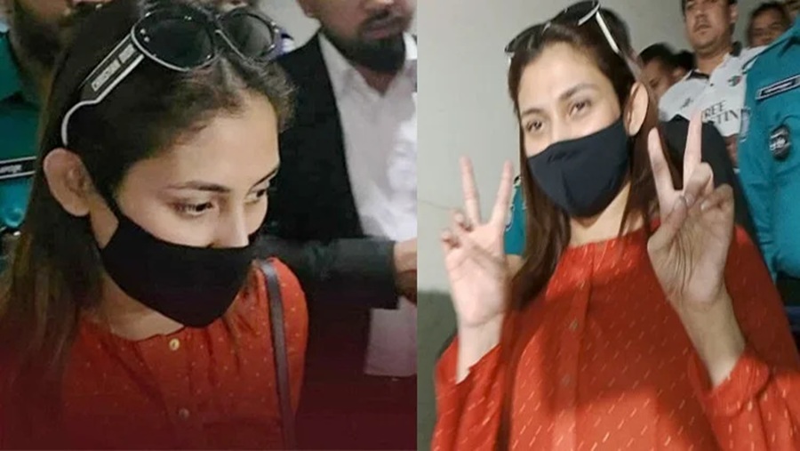 মামলা থেকে অব্যাহতি পেলেন অভিনেত্রী মেহজাবীন