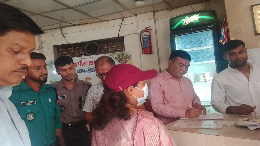 খাদ্যে রাসায়নিক ব্যবহার: হোটেল দস্তগীরকে জরিমানা